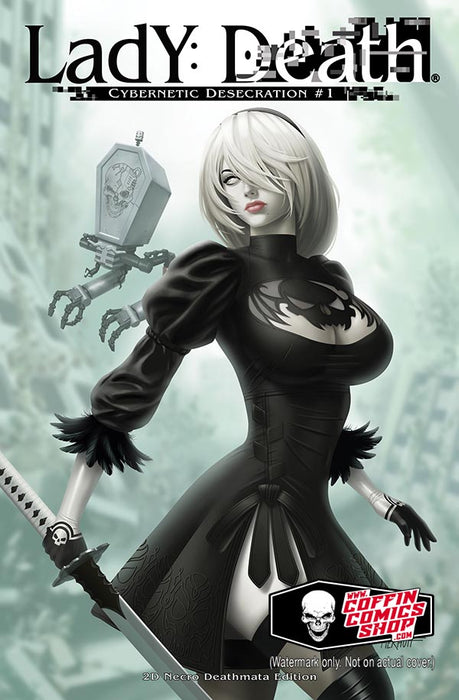 Lady Death: Cybernetic Desecration #1 - 2D Necro Deathmata Edition