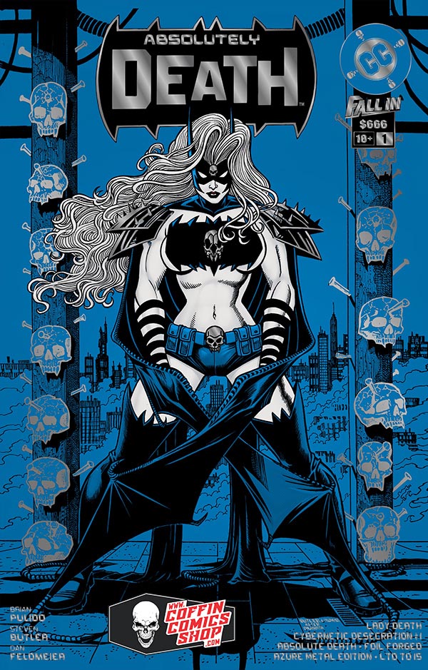 Lady Death: Cybernetic Desecration #1 - Absolute Death Foil Forged