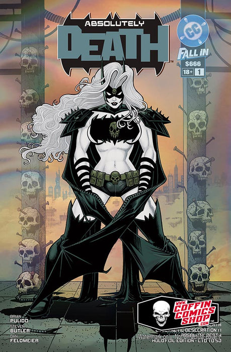 Lady Death: Cybernetic Desecration #1 - Absolute Death Holo-Foil Edition