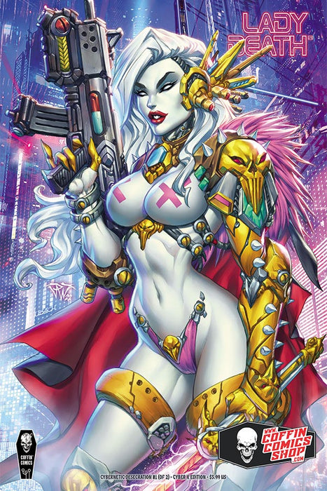 Lady Death: Cybernetic Desecration #1 (of 2) - Comic Shop Cyber X Edition