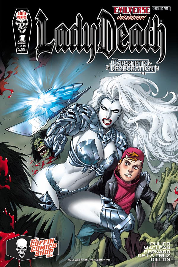Lady Death: Cybernetic Desecration #1 (of 2) - Comic Shop Standard