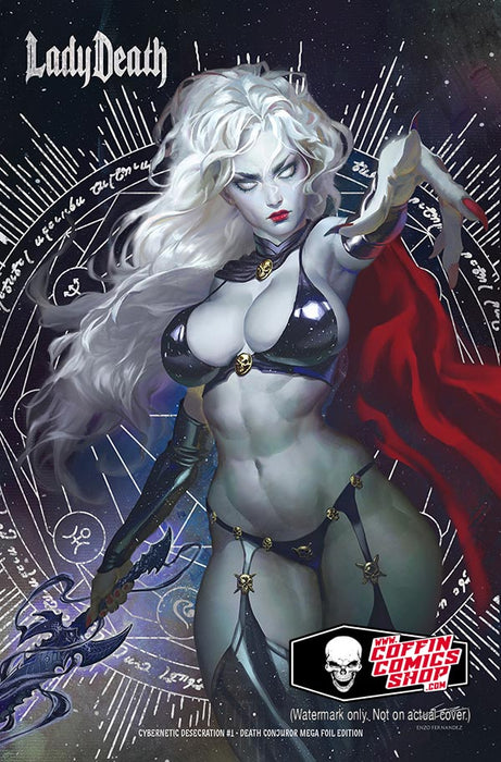 Lady Death: Cybernetic Desecration #1 - Death Conjuror Mega Foil Edition (Warehouse Finds 12/18)