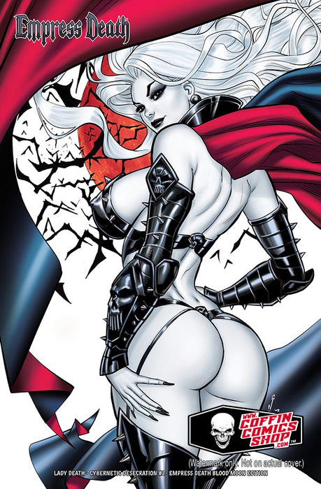 Lady Death: Cybernetic Desecration #1 - Empress Death Blood Moon Edition