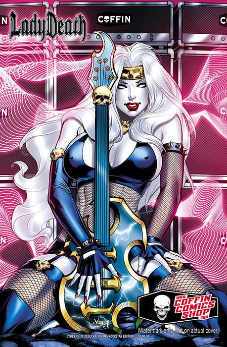 Lady Death: Cybernetic Desecration #1 - Rockstar Edition (Publisher File Copy) - After Holidaze Vault - Saturday