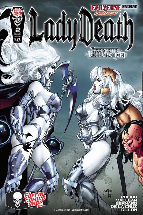 Lady Death: Cybernetic Desecration #2 (of 2) - Comic Shop Standard Edition