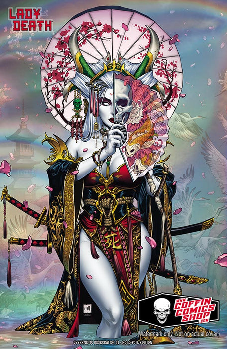 Lady Death: Cybernetic Desecration - Holo-Foil Edition (Mockup) - After Holidaze Vault - Friday