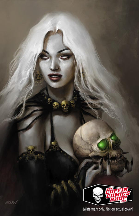 Lady Death: Chaos Rules #1 - Energy Arcane Virgin Art Edition (BP Edition!) - Catacomb 4/18