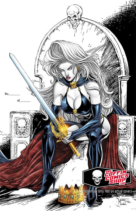 Lady Death: Chaos Rules #1 - Queen Death Variant Edition (LOW #5) - Catacomb 6/25