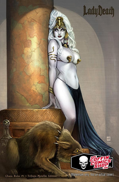Lady Death: Chaos Rules #1 - Tribute Metallic Edition (BP Edition!)