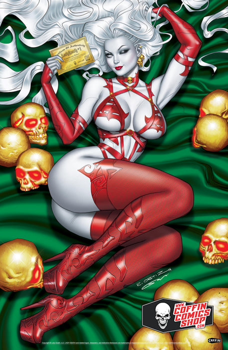 Lady Death: Certified Scarlet 11x17" Print