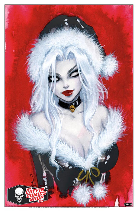 Lady Death: Christmas Cutie Embossed Foil 11x17" Print