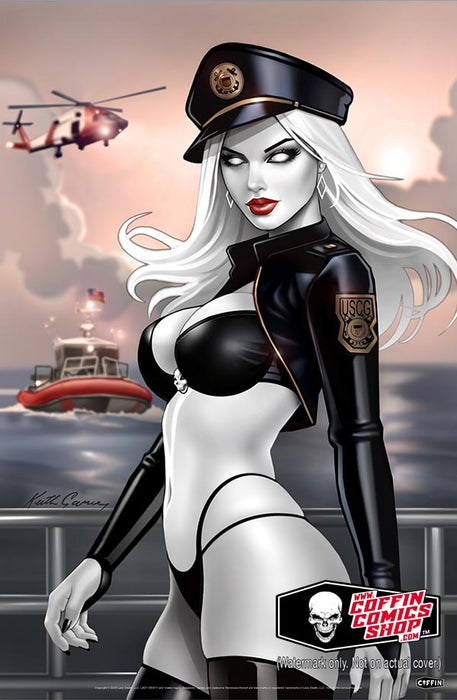 Lady Death: Coast Guard Birthday 11x17" Print
