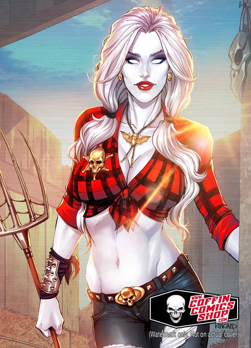 Lady Death: Country Gal Metallicard (Mockup) - Catacomb 1/22
