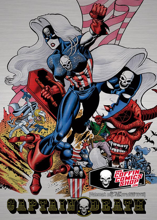 Lady Death: Captain Death Mania Metallicard