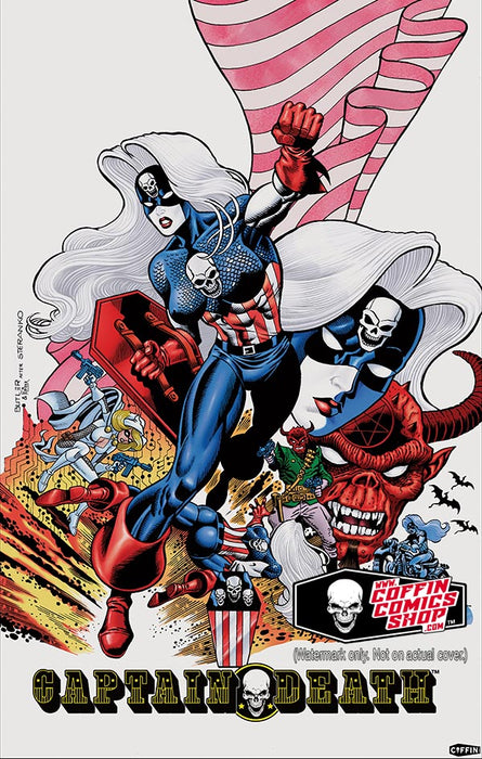 Lady Death: Captain Death Mania 11x17" Print