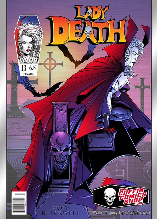Lady Death: Creeper Metallicard
