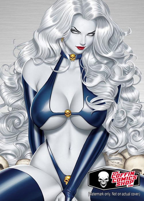 Lady Death: Curls Metallicard (BP Edition!) - Catacomb 6/11