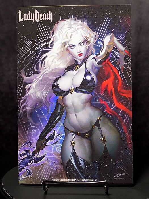 Lady Death: Cybernetic Desecration #1 - Death Conjuror Edition (Mega Jeweled Copy!)