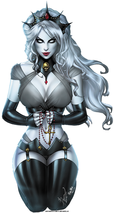 Lady Death: Unholy 8" Vinyl Sticker