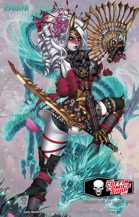 Lady Death: Diabolical Harvest #1 - Hannya Pearl Edition (Publisher File Copy) - Catacomb 11/28