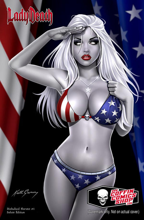 Lady Death: Diabolical Harvest #1 - Salute Edition (Mockup) - Catacomb 12/18