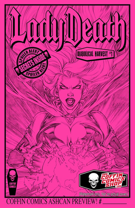 Lady Death: Diabolical Harvest - Ashcan Preview Edition - Lady Death