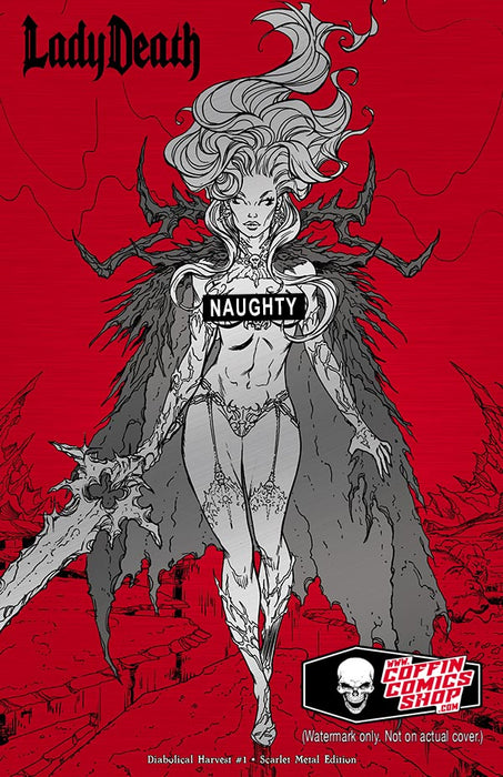 Lady Death: Diabolical Harvest - Scarlet Metal Edition (LOW #5) - Catacomb 3/19