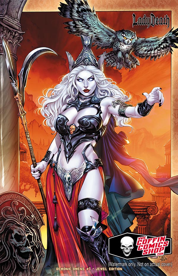 LADY　DEATH　アメコミ　トレカ Lady Death: Demonic Omens - Jewel Edition — CoffinComicsShop.com