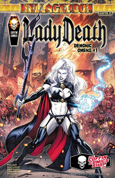 Lady Death: Demonic Omens - Premiere Kickstarter Edition (Mockup) - Catacomb 6/18