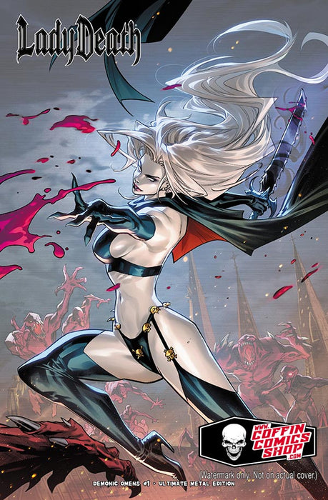 Lady Death: Demonic Omens - Ultimate Metal Edition (Mockup) - Catacomb 10/8