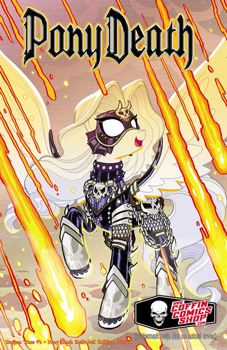 Lady Death: Dragon Wars #1 - Pony Death Holo-Foil Hellfire Edition (BP Edition!) - Catacomb 9/17