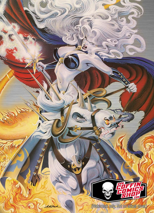 Lady Death: David Michael Beck Classic Metallicard (BP Edition!) - Catacomb 1/22