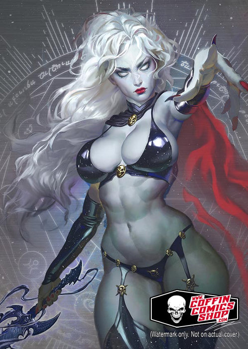 Lady Death: Death Conjuror Metallicard