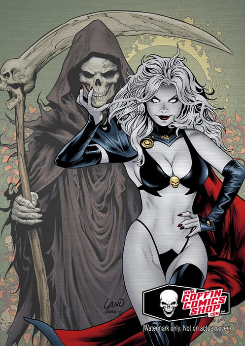 Lady Death: Delightful Metallicard