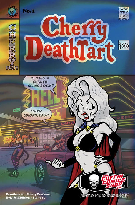 Lady Death: Devotions #1 - Cherry Deathtart Holo-Foil Edition