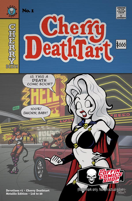 Lady Death: Devotions #1 - Cherry Deathtart Metallic Edition