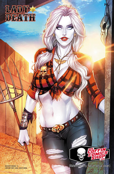 Lady Death: Devotions #1 - Country Gal Edition (Mockup) - Catacomb 6/4