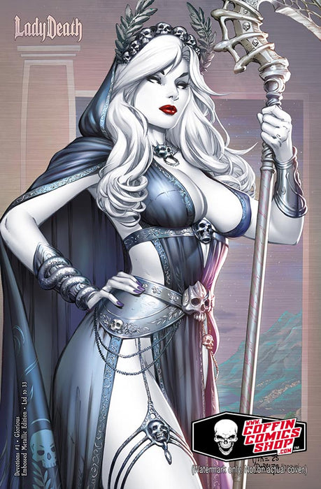 Lady Death: Devotions #1 - Glorious Embossed Metallic Edition