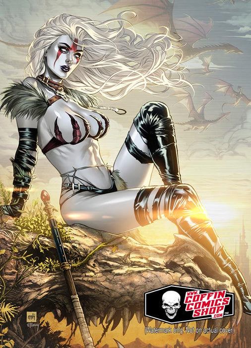 Lady Death: Dragon Skull Metallicard