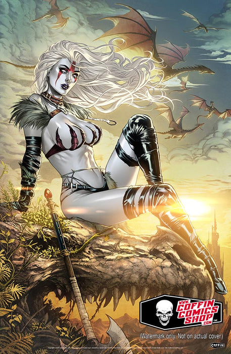 Lady Death: Dragon Skull 11x17" Print