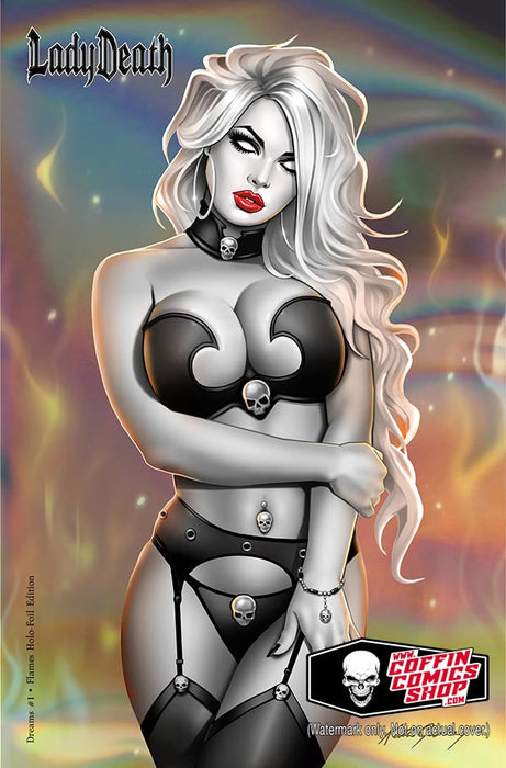 Lady Death: Dreams #1 - Flames Holo-Foil Edition (Mockup) - Mockup Monday 2/23