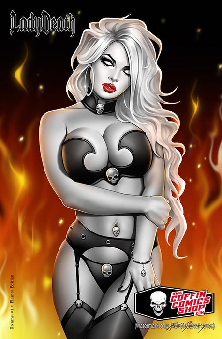 Lady Death: Dreams #1 - Flames Edition (BP Edition) - Catacomb 6/4