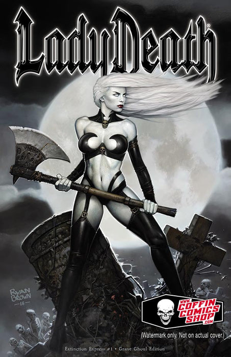 Lady Death: Extinction Express #1 - Grave Ghoul Edition (BP Edition) - Catacomb 7/2