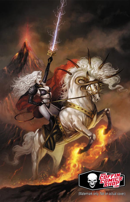 Lady Death: Extinction Express #1 - Vassago Virgin Art Edition (Mockup) - Catacomb 8/13