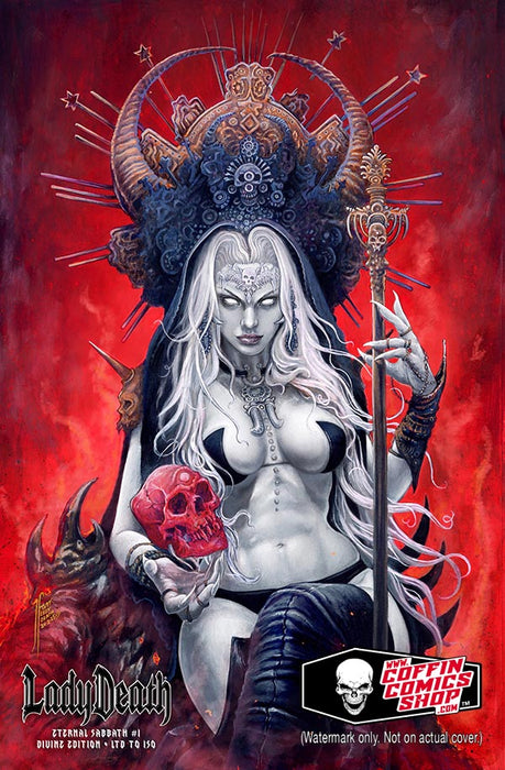 Lady Death: Eternal Sabbath #1 - Divine Edition (BP Edition!) - Signed by Tehani Farr (Catacomb 12/11)