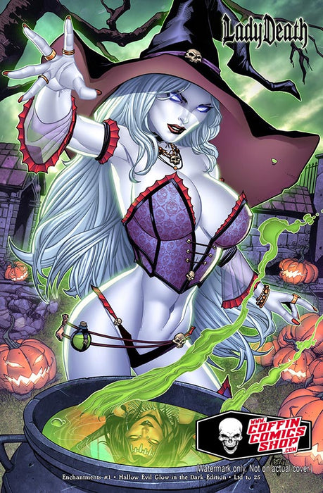 Lady Death: Enchantments #1 - Hallow Evil Glow-in-the-Dark Edition