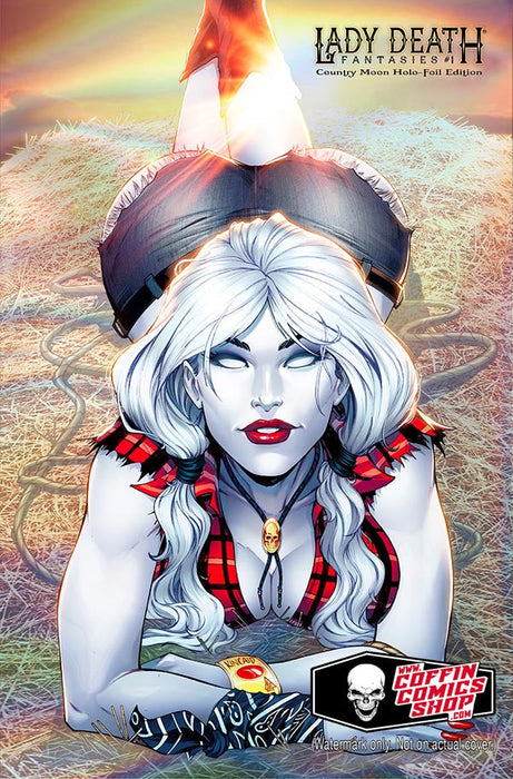 Lady Death: Fantasies #1 - Country Moon Holo-Foil Edition (BP Edition!) - Catacomb 7/23