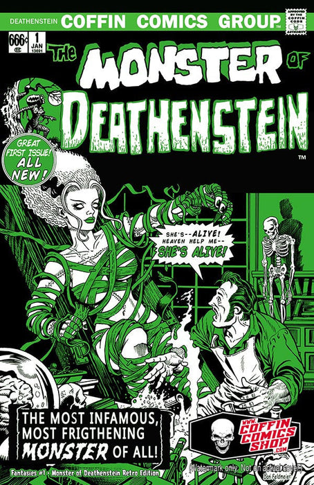 Lady Death: Fantasies #1 - Monster of Deathenstein Retro Edition (LOW #5) - Catacomb 12/18