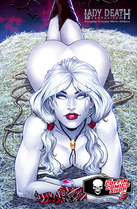 Lady Death: Fantasies #1 - Naughty Country Moon Edition (Mockup) - Catacomb 7/30