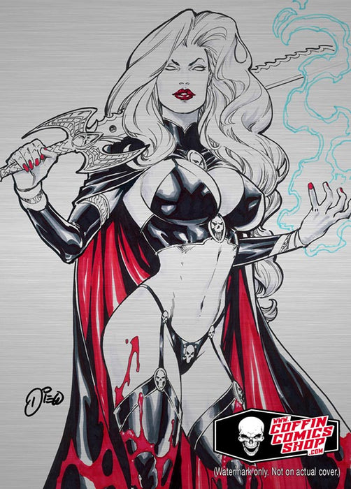 Lady Death: Friday the 13th 2024 Metallicard